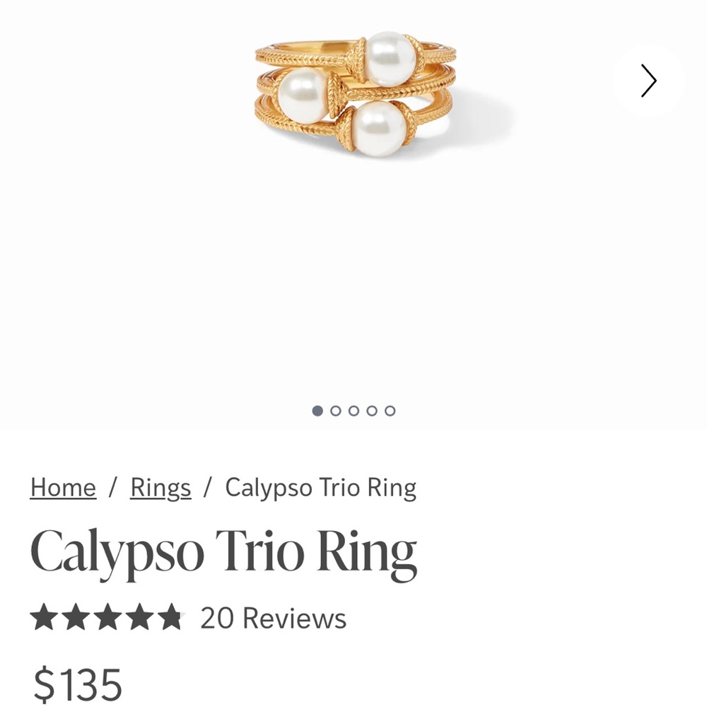 NWOT Julie Vos ring size 7!
